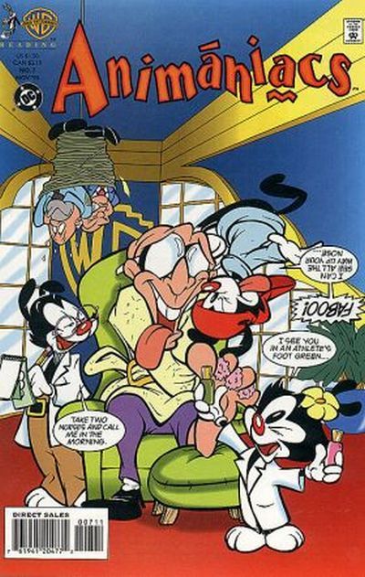 Cover for Animaniacs (DC, 1995 series) #7 [Direct Sales]