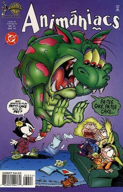 Cover for Animaniacs (DC, 1995 series) #32 [Direct Sales]