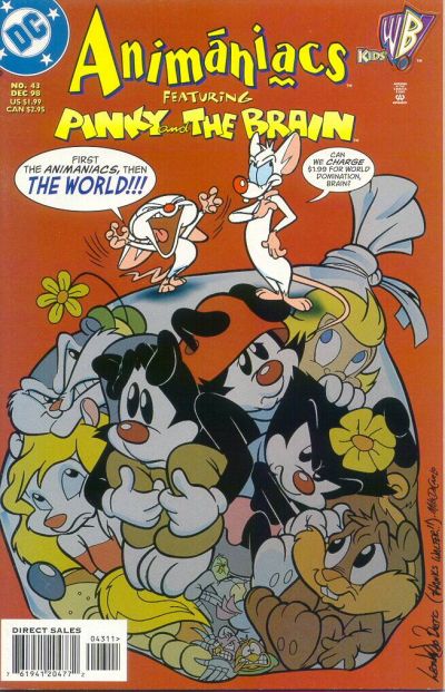 Cover for Animaniacs (DC, 1995 series) #43 [Direct Sales]