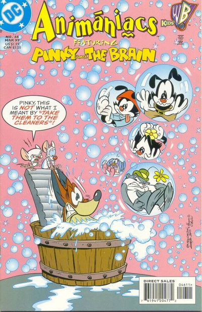 Cover for Animaniacs (DC, 1995 series) #46 [Direct Sales]