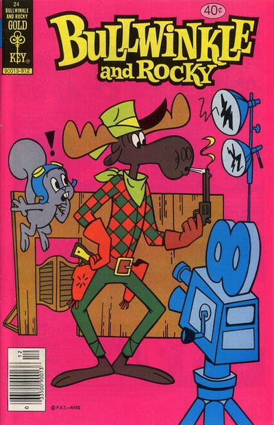 Cover for Bullwinkle and Rocky (Western, 1979 series) #24 [Gold Key]