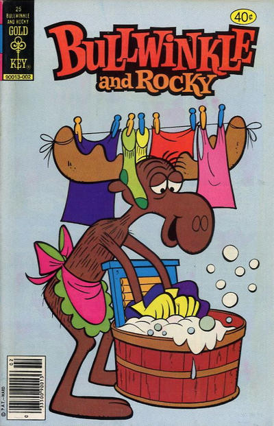 Cover for Bullwinkle and Rocky (Western, 1979 series) #25 [Gold Key]