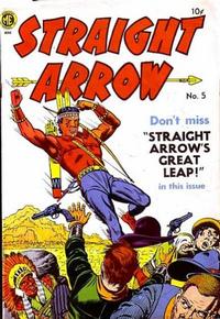 Cover Thumbnail for Straight Arrow (Magazine Enterprises, 1950 series) #5