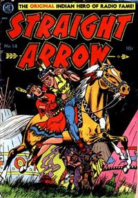 Cover Thumbnail for Straight Arrow (Magazine Enterprises, 1950 series) #14
