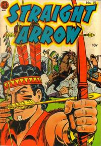 Cover Thumbnail for Straight Arrow (Magazine Enterprises, 1950 series) #15