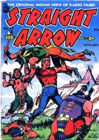 Cover for Straight Arrow (Magazine Enterprises, 1950 series) #17
