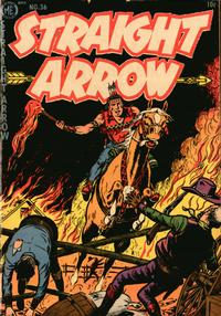 Cover Thumbnail for Straight Arrow (Magazine Enterprises, 1950 series) #36