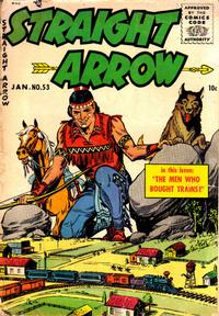 Cover for Straight Arrow (Magazine Enterprises, 1950 series) #53