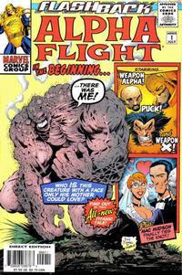 Cover Thumbnail for Alpha Flight: In the Beginning (Marvel, 1997 series) #-1 [Direct Edition]