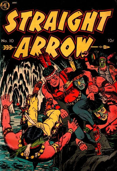 Cover for Straight Arrow (Magazine Enterprises, 1950 series) #10