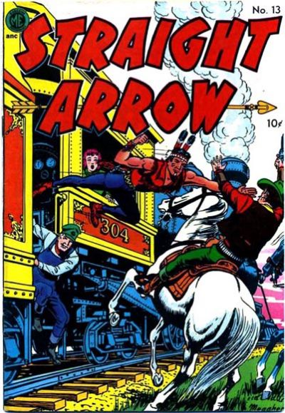 Cover for Straight Arrow (Magazine Enterprises, 1950 series) #13