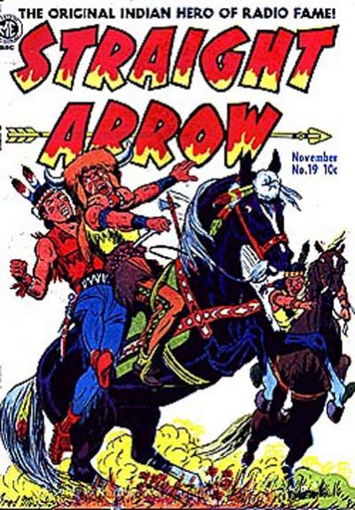 Cover for Straight Arrow (Magazine Enterprises, 1950 series) #19