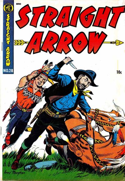 Cover for Straight Arrow (Magazine Enterprises, 1950 series) #28