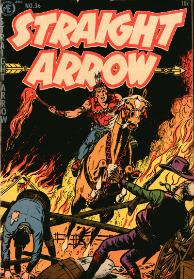 Cover for Straight Arrow (Magazine Enterprises, 1950 series) #36