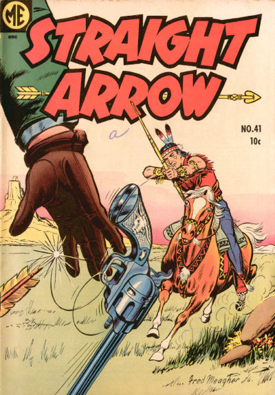 Cover for Straight Arrow (Magazine Enterprises, 1950 series) #41
