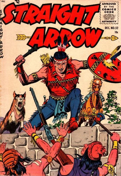 Cover for Straight Arrow (Magazine Enterprises, 1950 series) #52