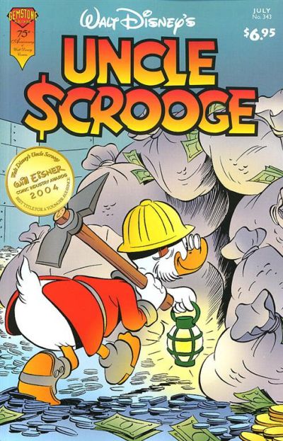 Cover for Walt Disney's Uncle Scrooge (Gemstone, 2003 series) #343