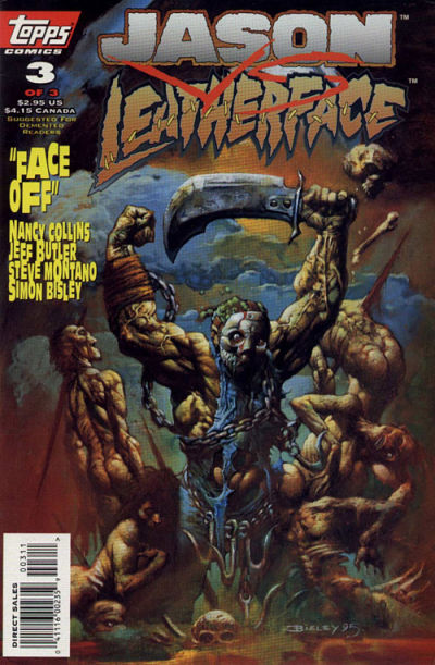 Cover for Jason vs. Leatherface (Topps, 1995 series) #3