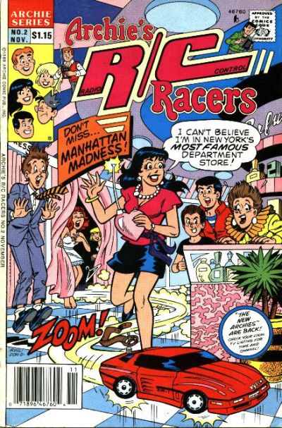 Cover for Archie's R/C Racers (Archie, 1989 series) #2 [Newsstand]