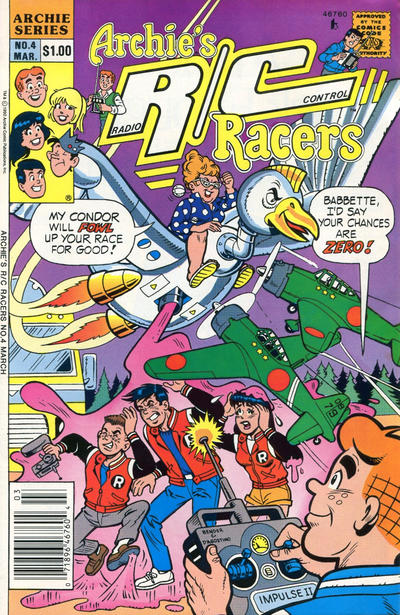 Cover for Archie's R/C Racers (Archie, 1989 series) #4 [Newsstand]