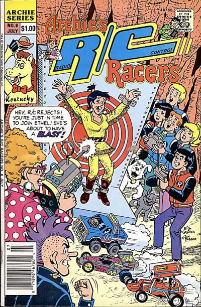 Cover for Archie's R/C Racers (Archie, 1989 series) #6 [Newsstand]