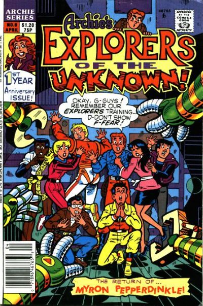 Cover for Explorers of the Unknown (Archie, 1990 series) #6 [Canadian]