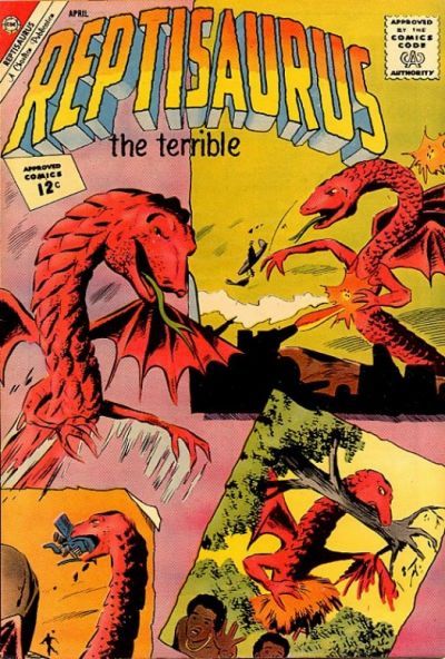 Cover for Reptisaurus (Charlton, 1962 series) #4