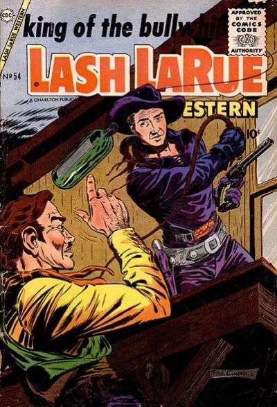 Cover for Lash La Rue Western (Charlton, 1954 series) #54