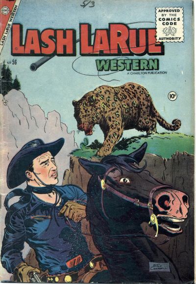 Cover for Lash La Rue Western (Charlton, 1954 series) #56