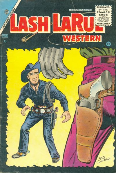 Cover for Lash La Rue Western (Charlton, 1954 series) #57