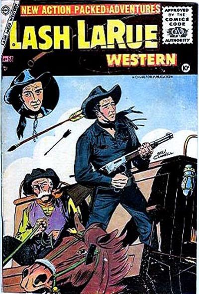 Cover for Lash La Rue Western (Charlton, 1954 series) #58