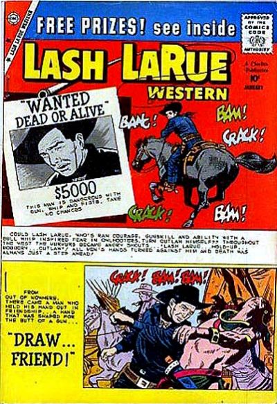 Cover for Lash La Rue Western (Charlton, 1954 series) #76