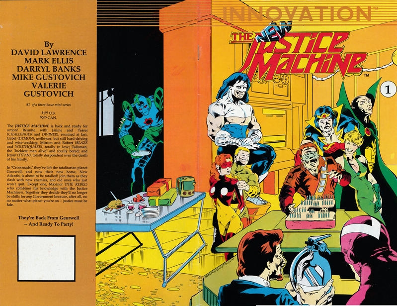 Cover for The New Justice Machine Mini-Series (Innovation, 1989 series) #1