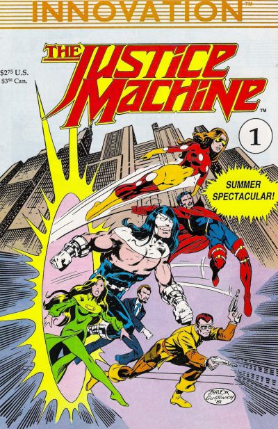Cover for Justice Machine Summer Spectacular (Innovation, 1990 series) #1