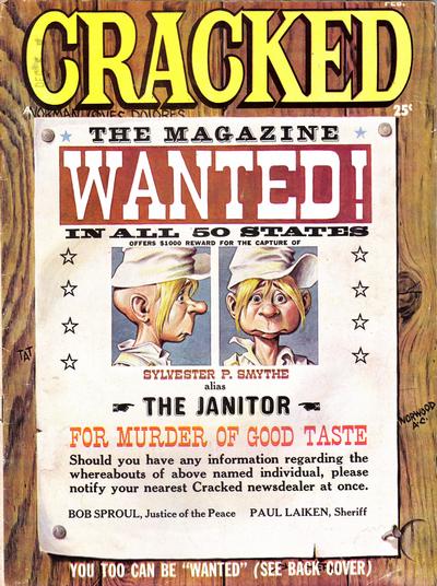 Cover for Cracked (Major Publications, 1958 series) #18