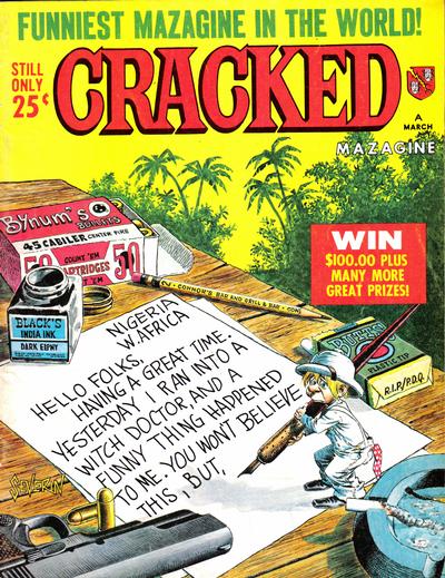 Cover for Cracked (Major Publications, 1958 series) #50