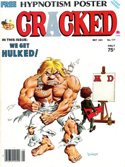 Cover for Cracked (Major Publications, 1958 series) #177