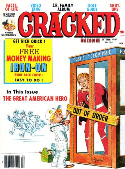 Cover for Cracked (Major Publications, 1958 series) #181