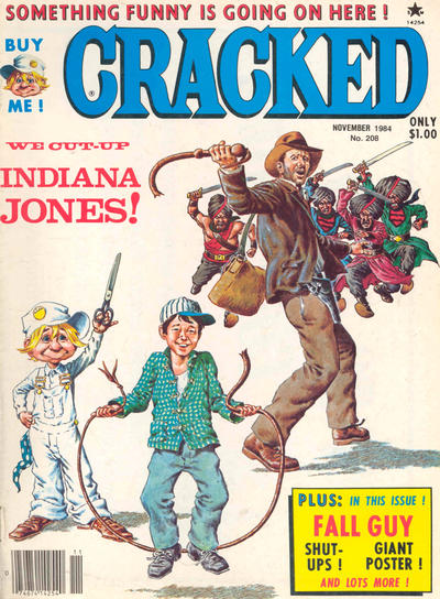 Cover for Cracked (Major Publications, 1958 series) #208