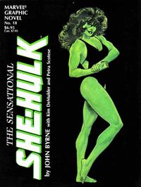 Cover for Marvel Graphic Novel (Marvel, 1982 series) #18 - The Sensational She-Hulk