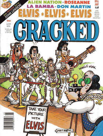 Cover for Cracked (Globe Communications, 1985 series) #244
