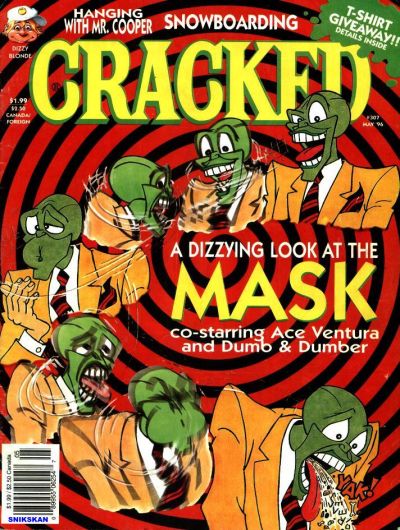 Cover for Cracked (Globe Communications, 1985 series) #307