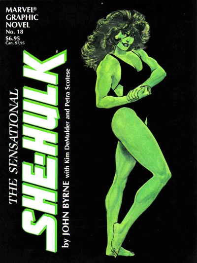 Cover for Marvel Graphic Novel (Marvel, 1982 series) #18 - The Sensational She-Hulk