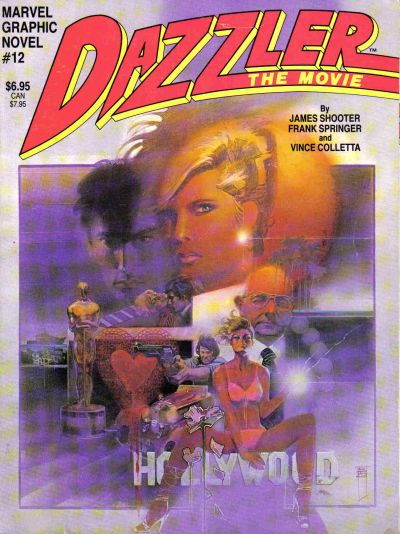 Cover for Marvel Graphic Novel (Marvel, 1982 series) #12 - Dazzler: The Movie