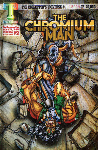 Cover for The Chromium Man (Triumphant, 1993 series) #2