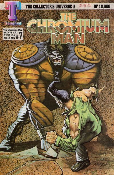 Cover for The Chromium Man (Triumphant, 1993 series) #7