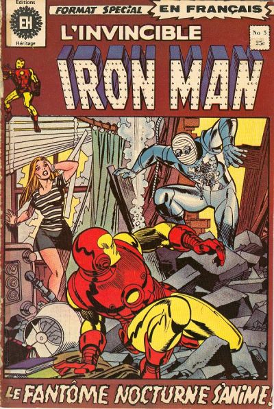 Cover for L'Invincible Iron Man (Editions Héritage, 1972 series) #5