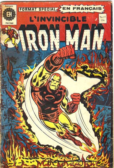 Cover for L'Invincible Iron Man (Editions Héritage, 1972 series) #27