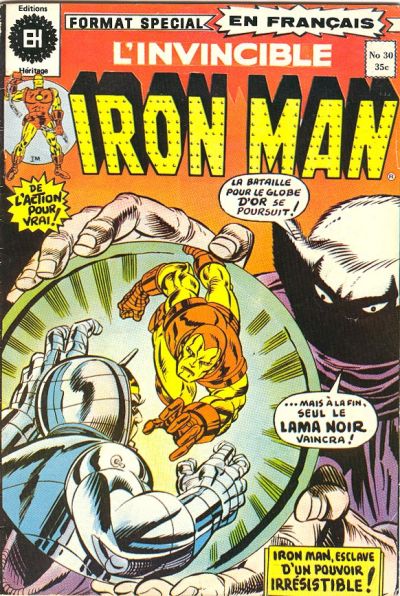Cover for L'Invincible Iron Man (Editions Héritage, 1972 series) #30