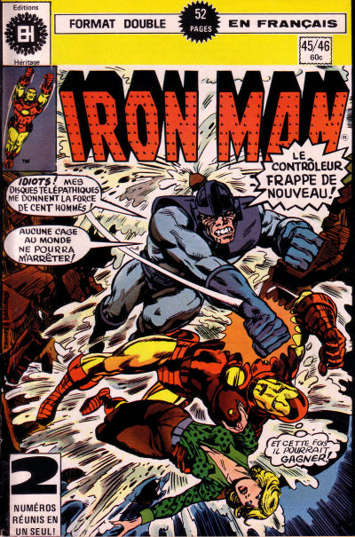Cover for L'Invincible Iron Man (Editions Héritage, 1972 series) #45/46